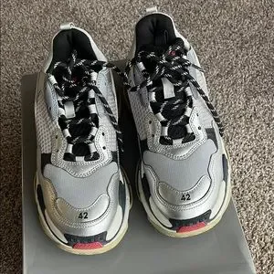 Balenciaga | Shoes | Balenciaga Triple S Size 42 Men White  display picture 1
